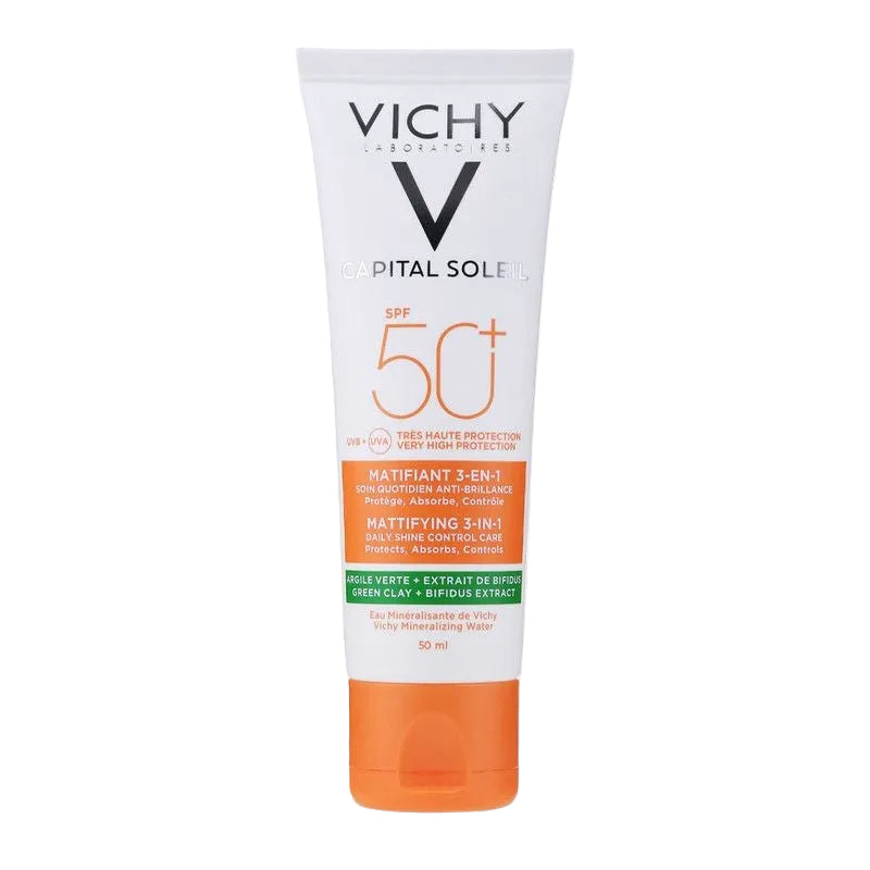 PROTECTOR SOLAR CAPITAL SOLEIL MATIFICANTE 3EN1 SPF50 50ML