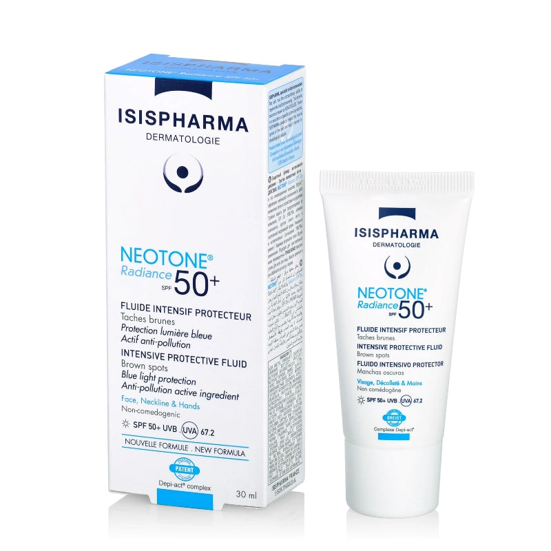 PROTECTOR SOLAR NEOTONE MANCHAS SPF50 30ML - ISISPHARMA - Adrissa Beauty - Cuidado de la piel