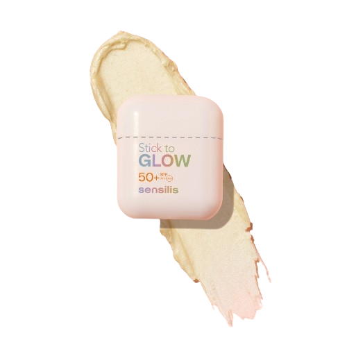 PROTECTOR SOLAR BARRA STICK TO GLOW SPF50 10GR - SENSILIS - Adrissa Beauty - Cuidado de la piel