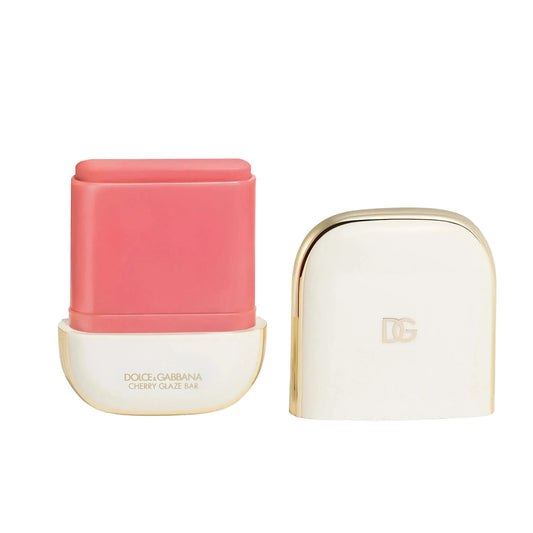 RUBOR CHERRY GLAZE BAR 24H GLOW 01 DEMURE ROSE - DOLCE GABBANA - Adrissa Beauty - Maquillaje