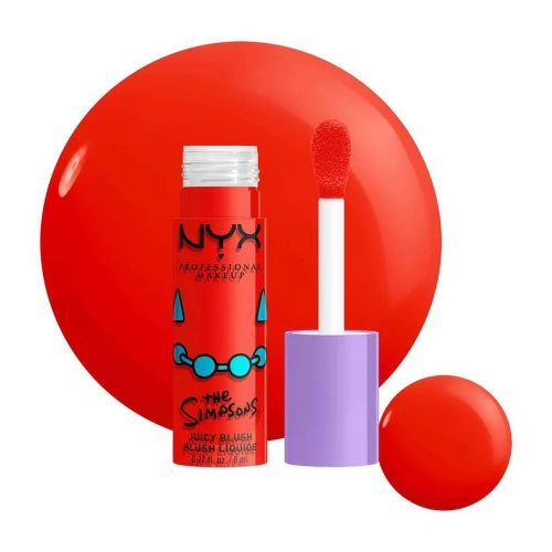 RUBOR LIQUIDO THE SIMPSONS SNARKY SCARLET - NYX - Adrissa Beauty - Maquillaje
