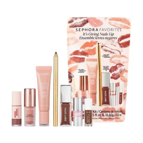 SEPHORA FAVORITES ITS GIVING NUDE LIP 7PZAS - SEPHORA - Adrissa Beauty - Maquillaje
