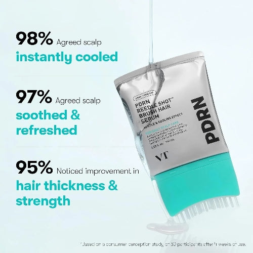 SERUM CAPILAR PDRN REEDLE SHOT BRUSH HAIR 100ML - VT COSMETICS - Adrissa Beauty - 