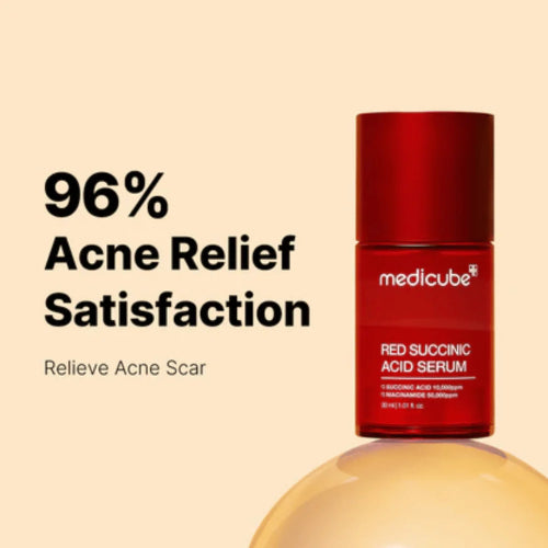 SERUM RED SUCCINIC ACID NIACINAMIDE 30ML - MEDICUBE - Adrissa Beauty - Cuidado de la piel