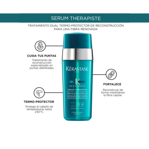 SERUM THERAPISTE RESISTANCE - KERASTASE - Adrissa Beauty - Cuidado capilar