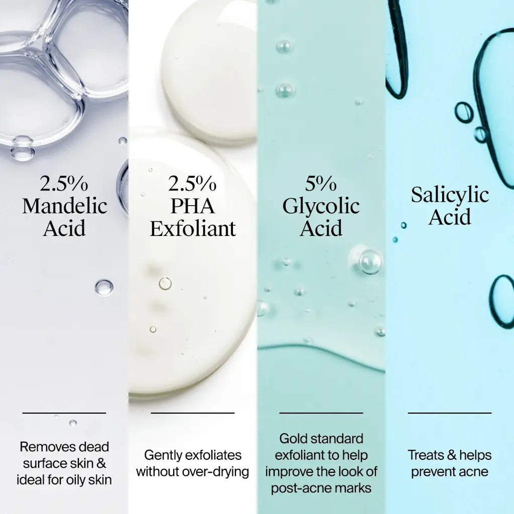 SERUM EXFOLIANTE ACNE EVENLY CLEAR ACIDO SALICILICO 30ML - NEUTROGENA - Adrissa Beauty - Cuidado de la piel