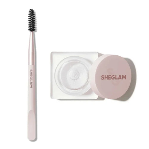 SET CEJAS SET ME UP BROW HOLD CRYSTAL CLEAR - SHEGLAM - Adrissa Beauty - Maquillaje