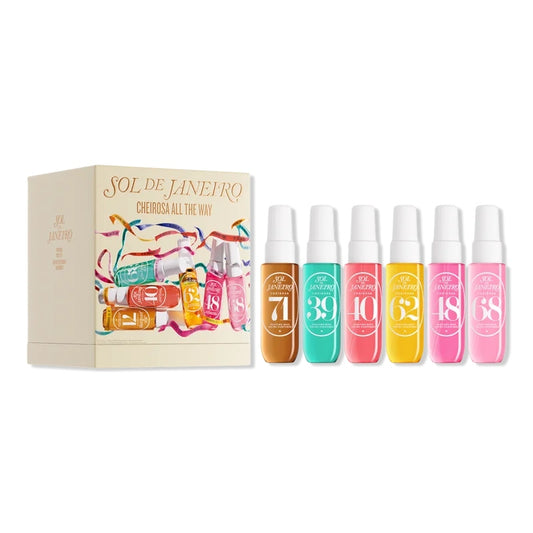 SET CHEIROSA ALL THE WAY 6PZAS 30ML - SOL DE JANEIRO - Adrissa Beauty - Perfumes y colonias