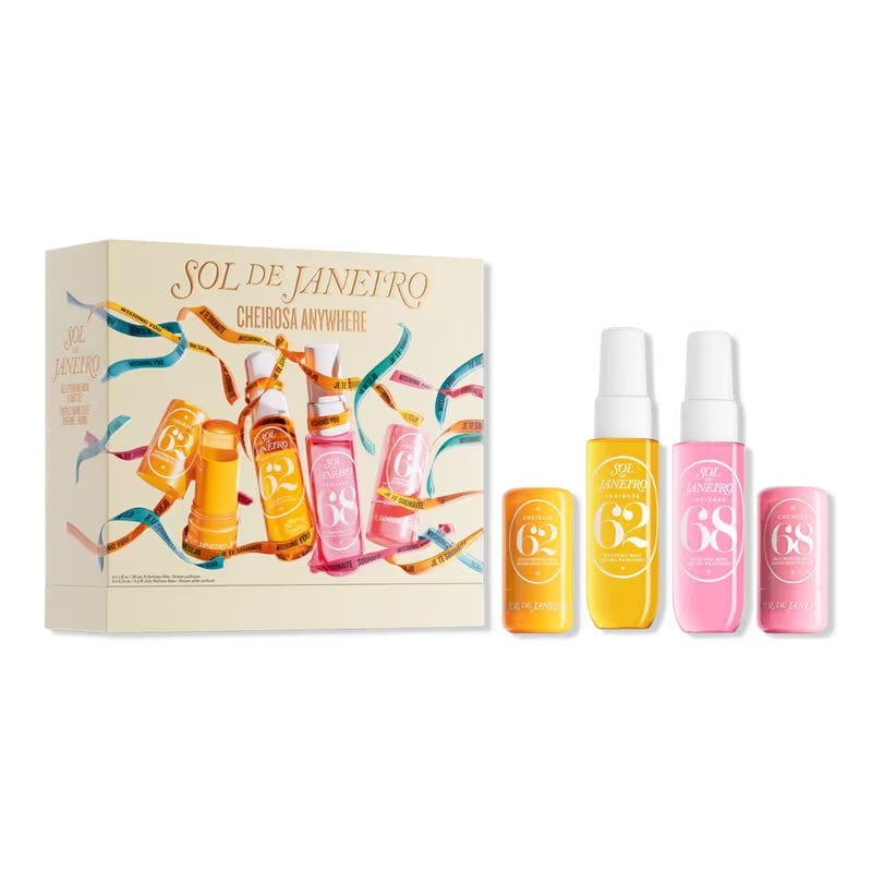 SET CHEIROSA ANYWHERE 4PZAS - SOL DE JANEIRO - Adrissa Beauty - Perfumes y colonias