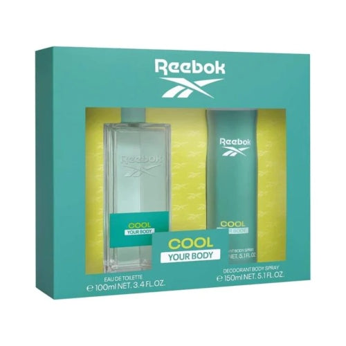 SET COOL YOUR BODY EDT 2PZAS 100ML D - REEBOK - Adrissa Beauty - 