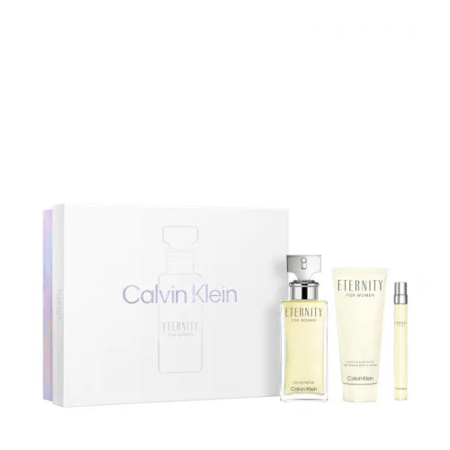 SET ETERNITY 100ML EDP 3PZAS D - CALVIN KLEIN - Adrissa Beauty - 