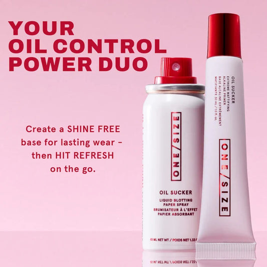 SET FIJADOR PRIMER OIL SUCKER 45ML - ONE SIZE - Adrissa Beauty - Maquillaje