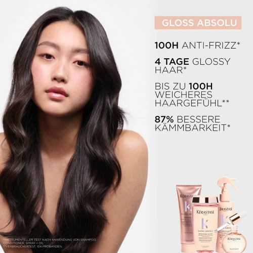 SET GLOSS ABSOLU ANTI FRIZZ 3PZAS - KERASTASE - Adrissa Beauty - Cuidado capilar