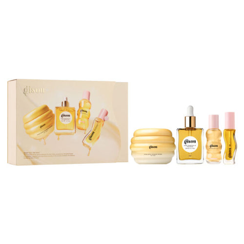 SET GLOW ALL THE WAY 4PZAS - GISOU - Adrissa Beauty - Cuidado capilar