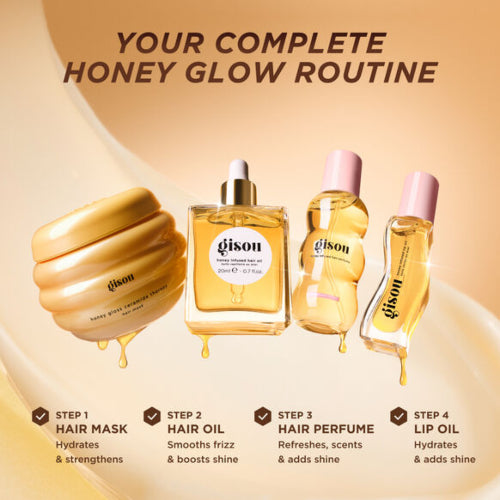 SET GLOW ALL THE WAY 4PZAS - GISOU - Adrissa Beauty - Cuidado capilar