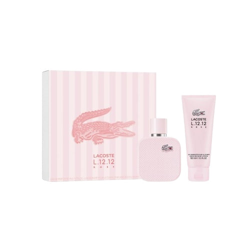 SET LACOSTE L.12.12 ROSE EDP 50ML 2PZAS D