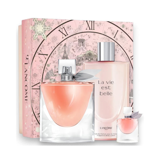 SET LA VIDA ES BELLA EDP 100ML 3PZAS D - LANCOME - Adrissa Beauty - Perfumes y colonias