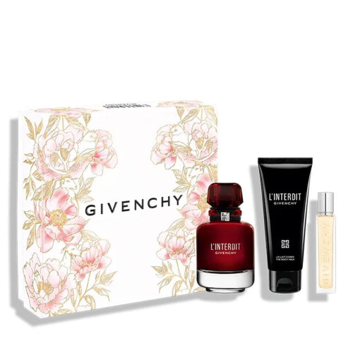 SET L INTERDIT EDP ROUGE 3PZAS 80ML D