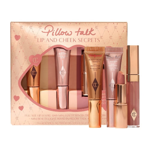 SET PILLOW TALK LIP AND CHEEK SECRETS 4PZAS