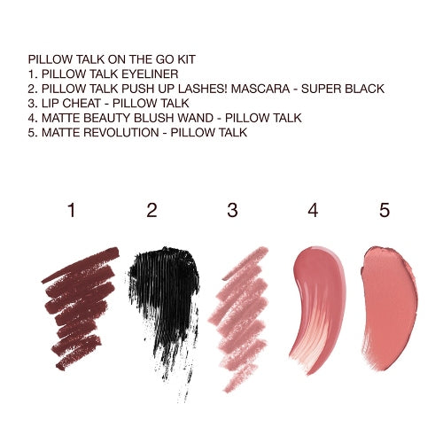 SET PILLOW TALK ON THE GO 5PZAS - CHARLOTTE TILBURY - Adrissa Beauty - 