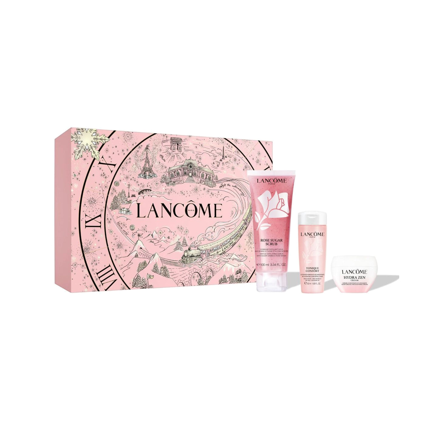 SET ROSE SUGAR SCRUB TONICO HYDRA ZEN 3PZAS