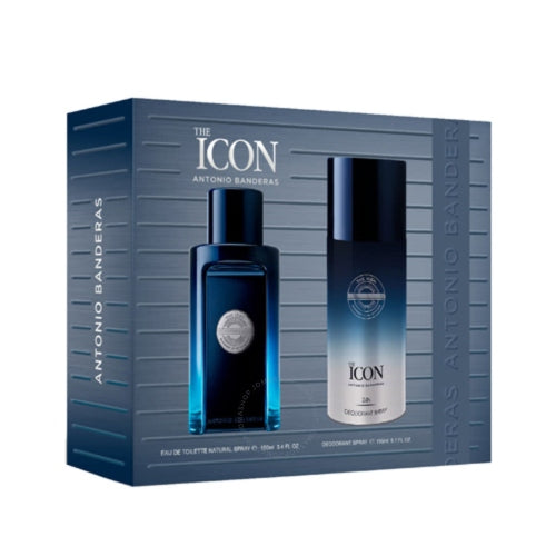 SET THE ICON EDT 100ML C 2PZAS - ANTONIO BANDERAS - Adrissa Beauty - 