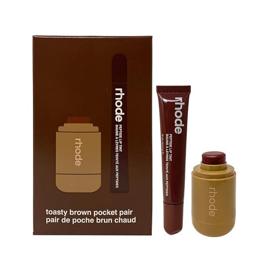 SET TOASTY BROWN POCKET PAIR 2PZAS - RHODE - Adrissa Beauty - Maquillaje
