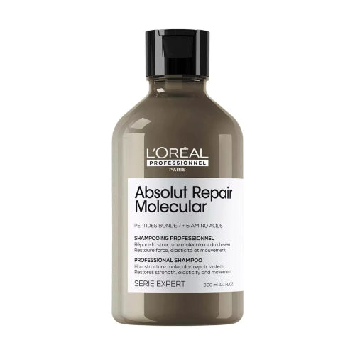 SHAMPOO ABSOLUT REPAIR MOLECULAR 300ML - LOREAL PROFESSIONNEL - Adrissa Beauty - Cuidado capilar