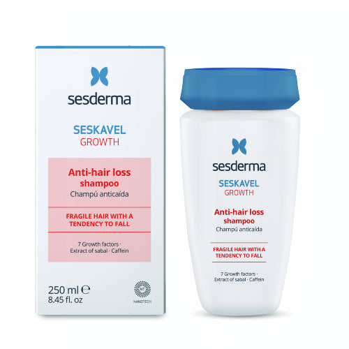 SHAMPOO ANTICAIDA SESKAVEL 250ML - SESDERMA - Adrissa Beauty - Cuidado capilar