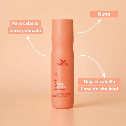 SHAMPOO INVIGO NUTRI ENRICH 250ML - WELLA - Adrissa Beauty - Cuidado capilar