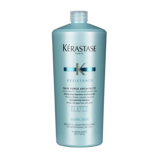 SHAMPOO RESISTANCE BAIN FORCE ARCHITECTE 1LTS - KERASTASE - Adrissa Beauty - Cuidado capilar