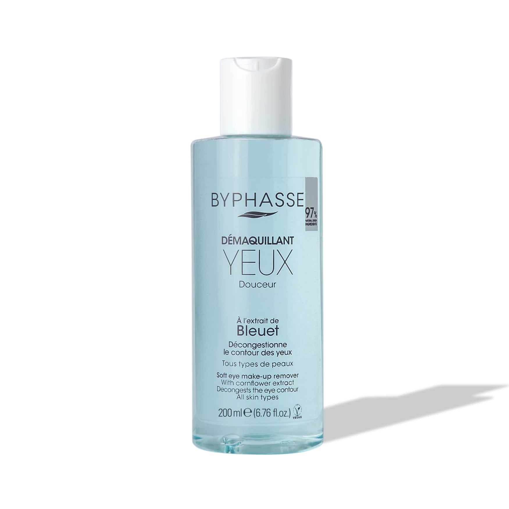 DESMAQUILLANTE DE OJOS DOUCEUR 200ML - BYPHASSE - Adrissa Beauty - Cuidado de la piel