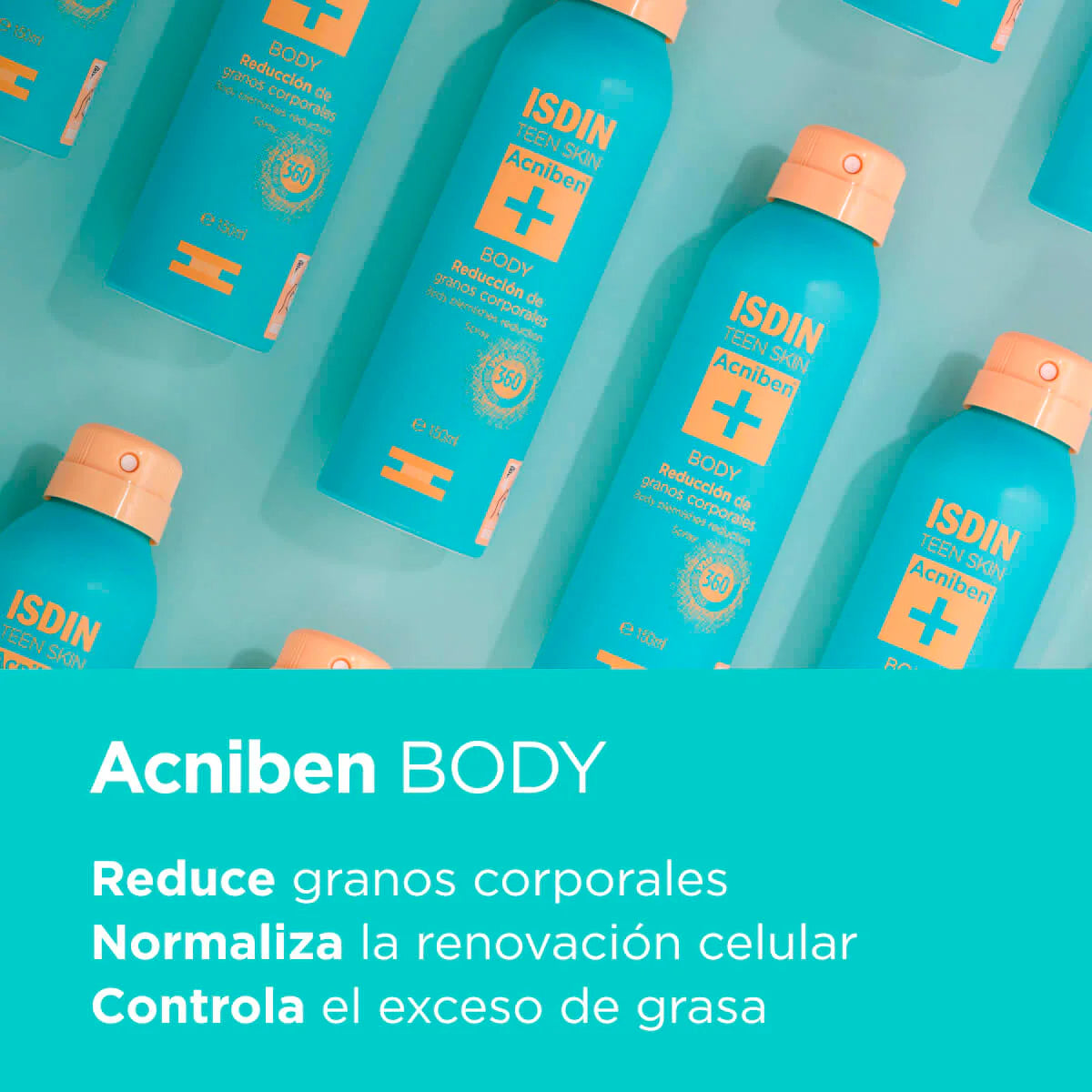 SPRAY CORPORAL ACNIBEN REDUCCION GRANOS 150ML - ISDIN - Adrissa Beauty - Cuidado de la piel