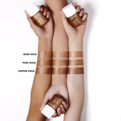 BRONZER DROPS + NOURISH PURE GOLD 30ML - ELF - Adrissa Beauty - maquillaje