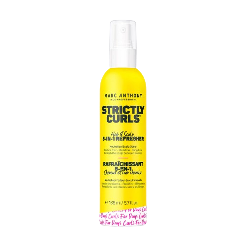 SPRAY HAIR SCALP STRICTLY CURLS 5EN1 REFRESHER 168ML - MARC ANTHONY - Adrissa Beauty - Cuidado capilar