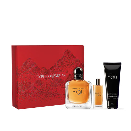 SET STRONGER WITH YOU 100ML 3PZAS C - GIORGIO ARMANI - Adrissa Beauty - Perfumes y colonias