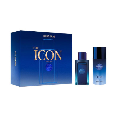 SET THE ICON SUPREME EDP INTENSE 100ML 2PZAS C - ANTONIO BANDERAS - Adrissa Beauty - Perfumes y colonias