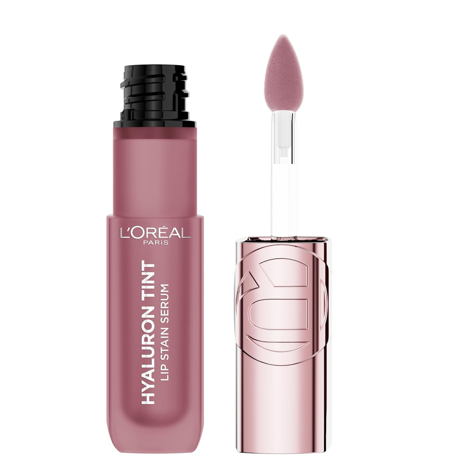TINTA LIP STAIN SERUM HYALURON 217 SMOKY MAUVE - LOREAL - Adrissa Beauty - Maquillaje