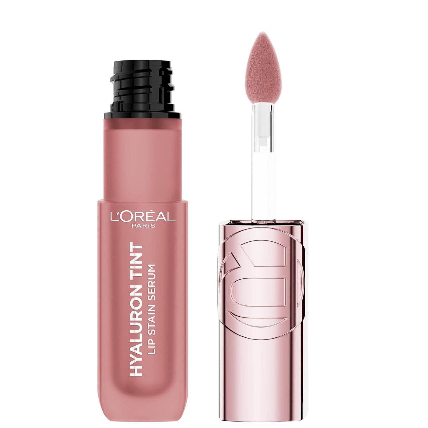 TINTA LIP STAIN SERUM HYALURON 601 WORTH IT - LOREAL - Adrissa Beauty - Maquillaje