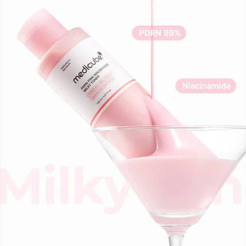 TONICO LECHE PDRN PINK NIACINAMIDE 150ML - MEDICUBE - Adrissa Beauty - Cuidado de la piel