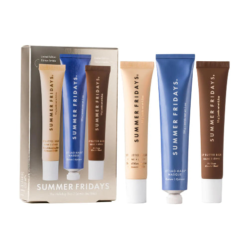 TRIO THE HOLIDAY BALSAMO LIP BUTTER - SUMMER FRIDAYS - Adrissa Beauty - Maquillaje