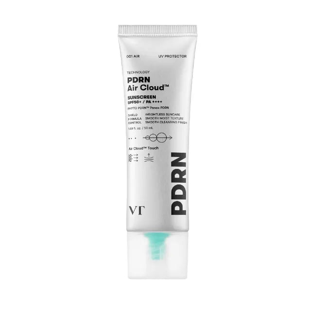 PROTECTOR SOLAR PDRN AIR CLOUD SPF50 50ML - VT COSMETICS - Adrissa Beauty - Cuidado de la piel