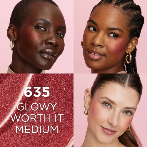 RUBOR LUMI LE LIQUID BLUSH DEWY WORTH IT MEDIUM 635