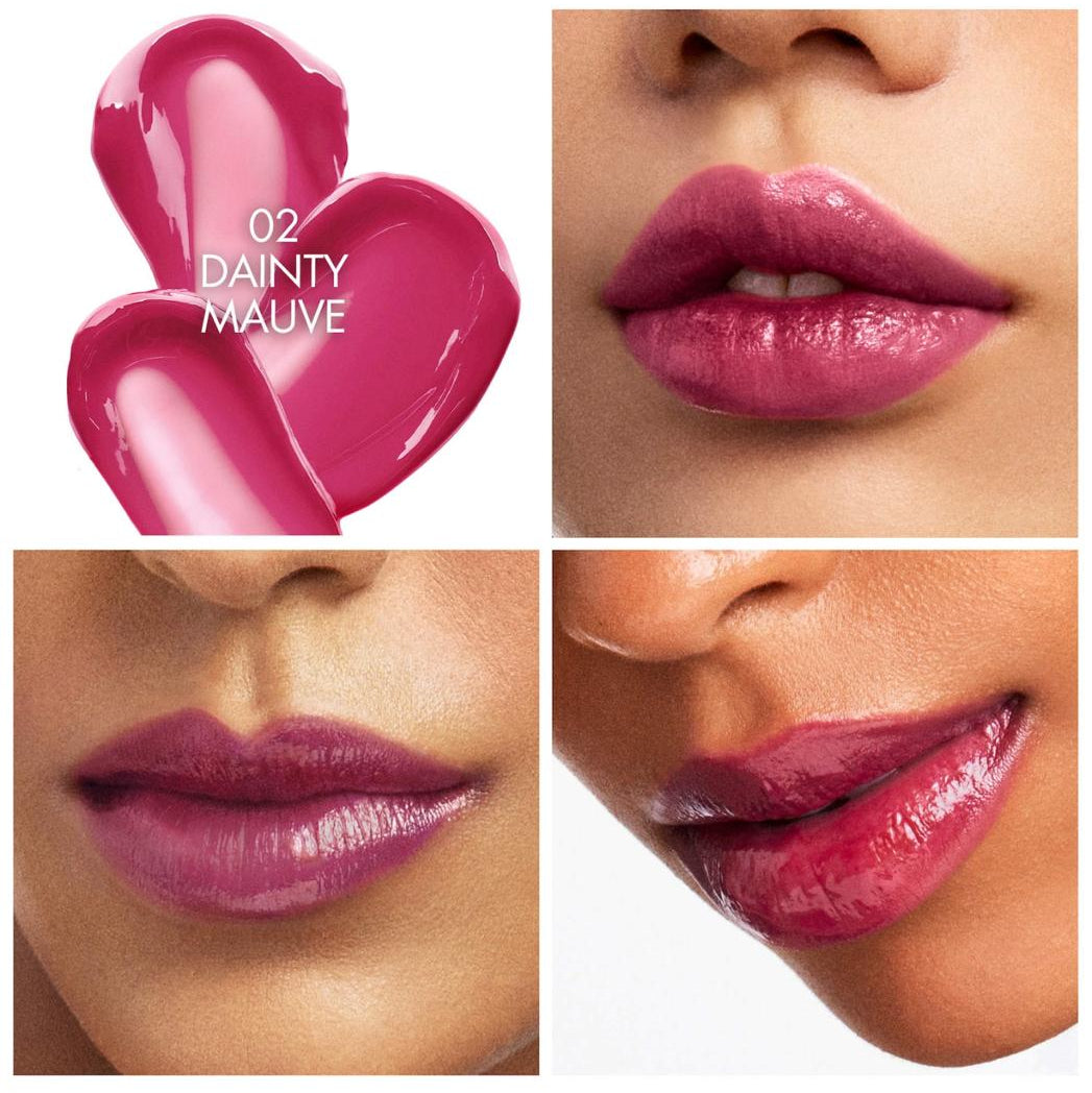 LIP TINT ROSE DEW LIP BITE 02 DAINTY MAUVE - DOLCE GABBANA - Adrissa Beauty - Maquillaje de labios