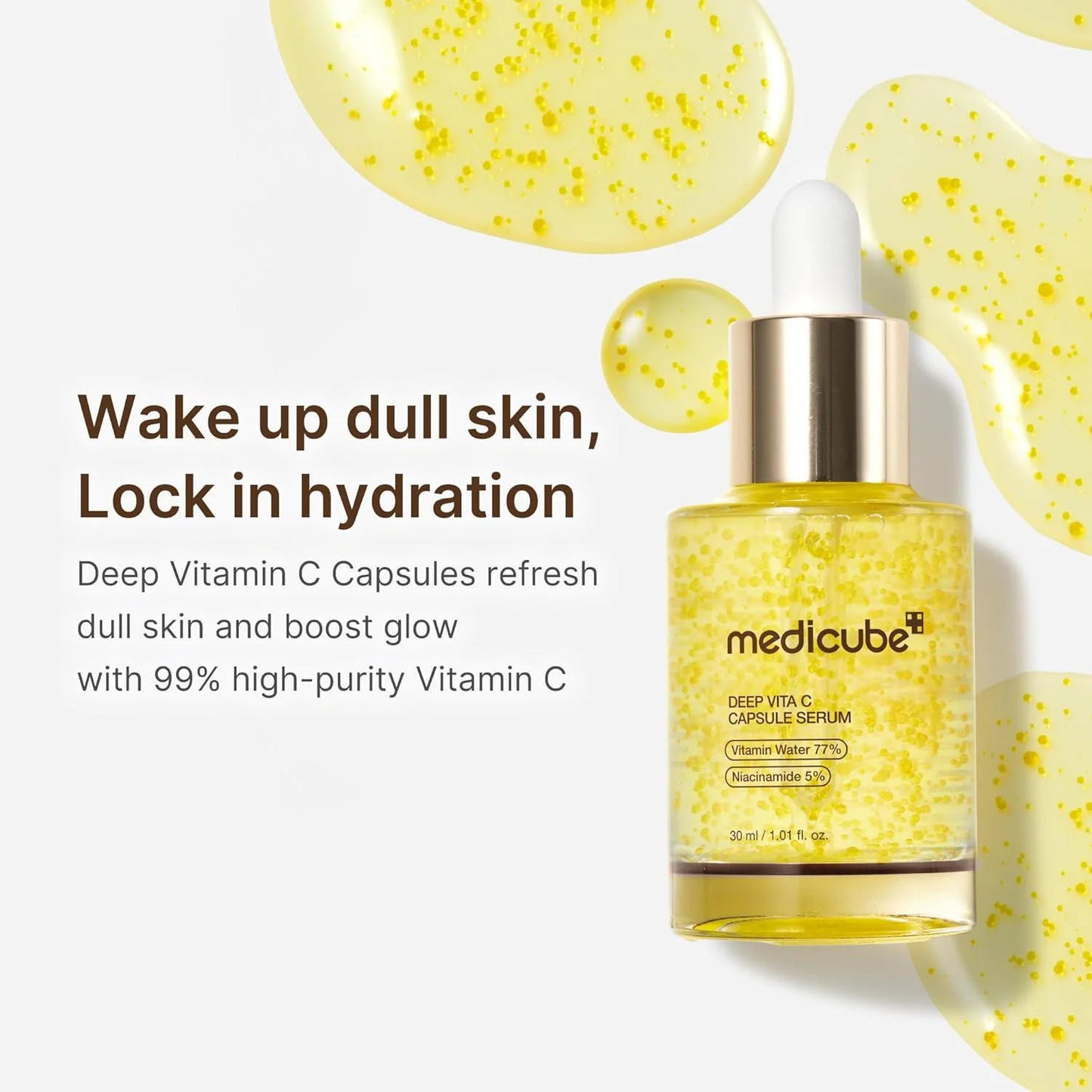 SERUM DEEP VITA C NIACINAMIDE 5 30ML - MEDICUBE - Adrissa Beauty - Cuidado de la piel