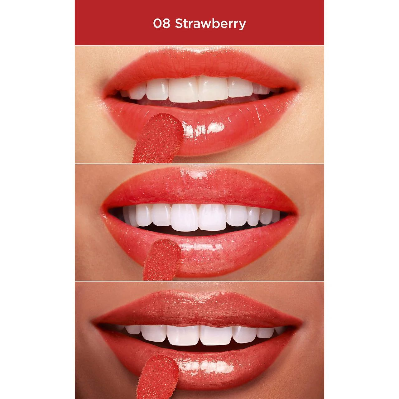 LIP COMFORT OIL 08 STRAWBERRY 7ML - CLARINS - Adrissa Beauty - Maquillaje