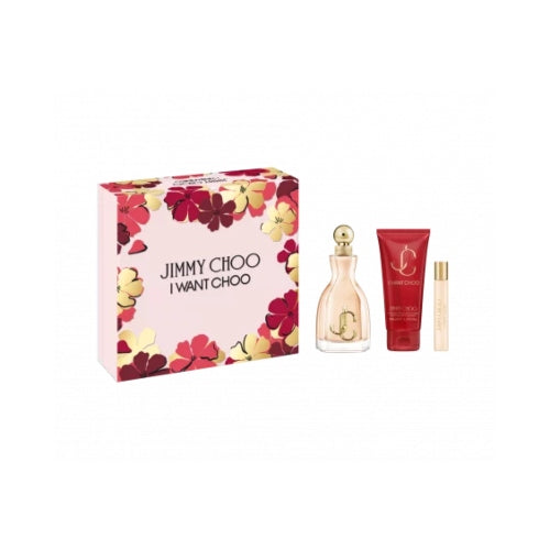 SET I WANT CHOO 3PZAS EDP 100ML D - JIMMY CHOO - Adrissa Beauty - Perfumes y colonias