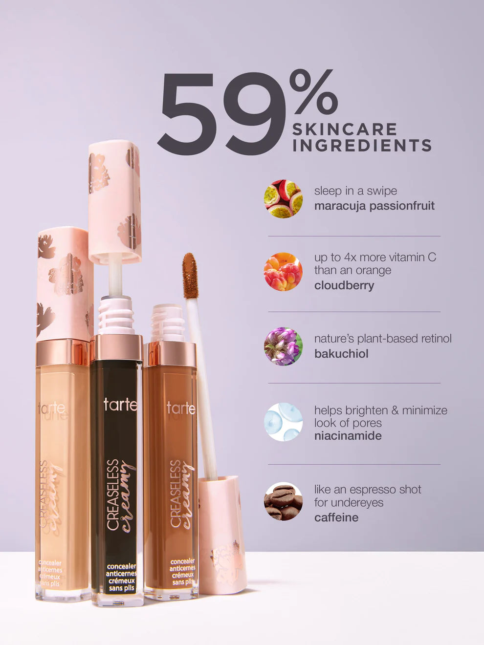 CORRECTOR CREASELESS CREAMY 35N MEDIUM NEUTRAL - TARTE - Adrissa Beauty - Maquillaje