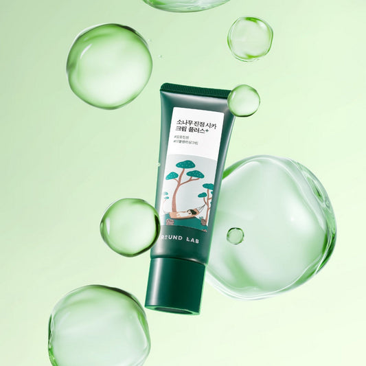 CREMA HIDRATANTE PINE CALMING CICA PLUS 60ML - ROUND LAB - Adrissa Beauty - Cuidado de la piel