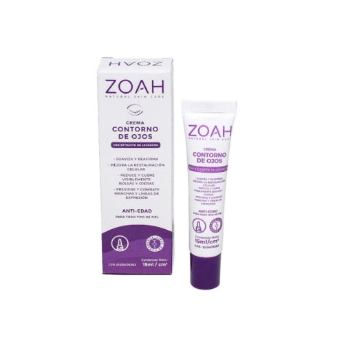 CONTORNO DE OJOS ACLARANTE ANTIEDAD - ZOAH - Adrissa Beauty - Cuidado de la piel